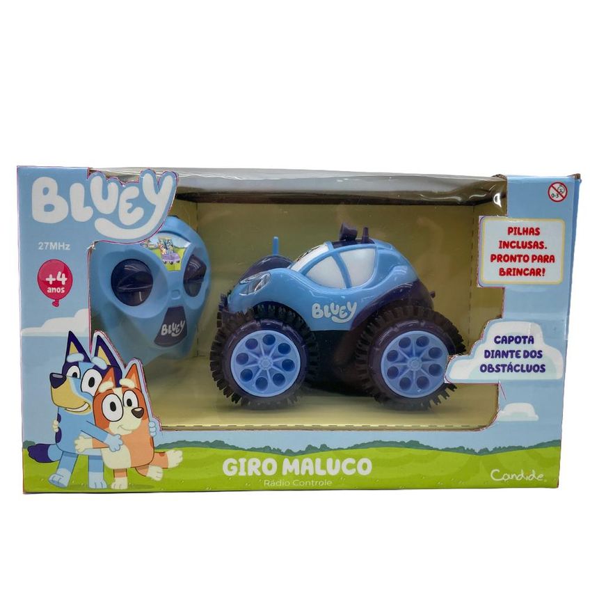 Carrinho De Controle Remoto Bluey - Giro Maluco Bluey - imagem 3
