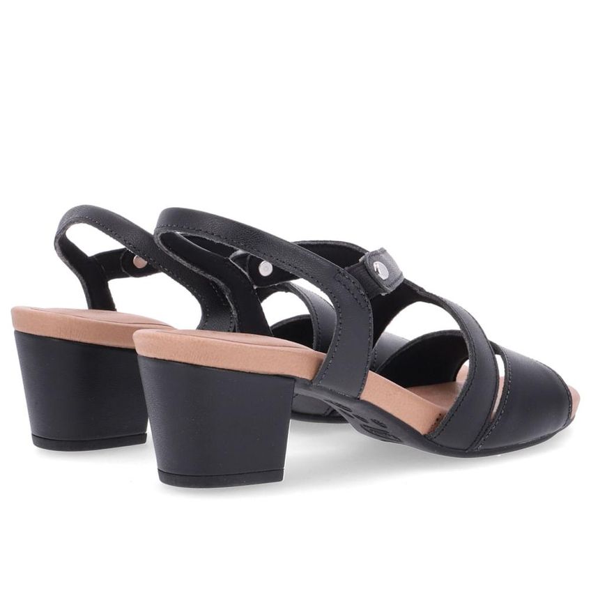 Sandália Usaflex Bloco Conforto Estilo Preto 034 - imagem 3