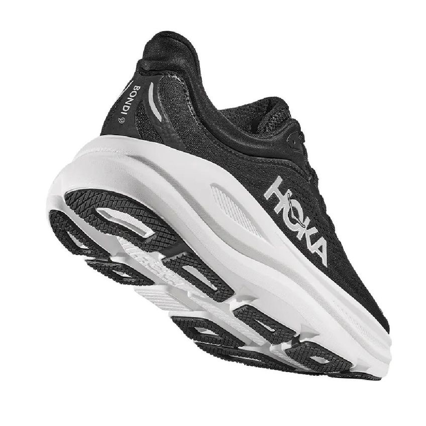 Tênis Hoka Bondi 9 Esportivo Conforto Preto/Branco 039 - imagem 4