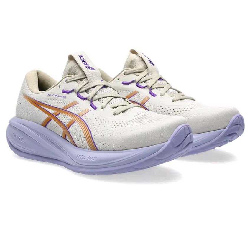Tênis Asics Gel-Cumulus 28 Esportivo Conforto Bege 034 - imagem 4