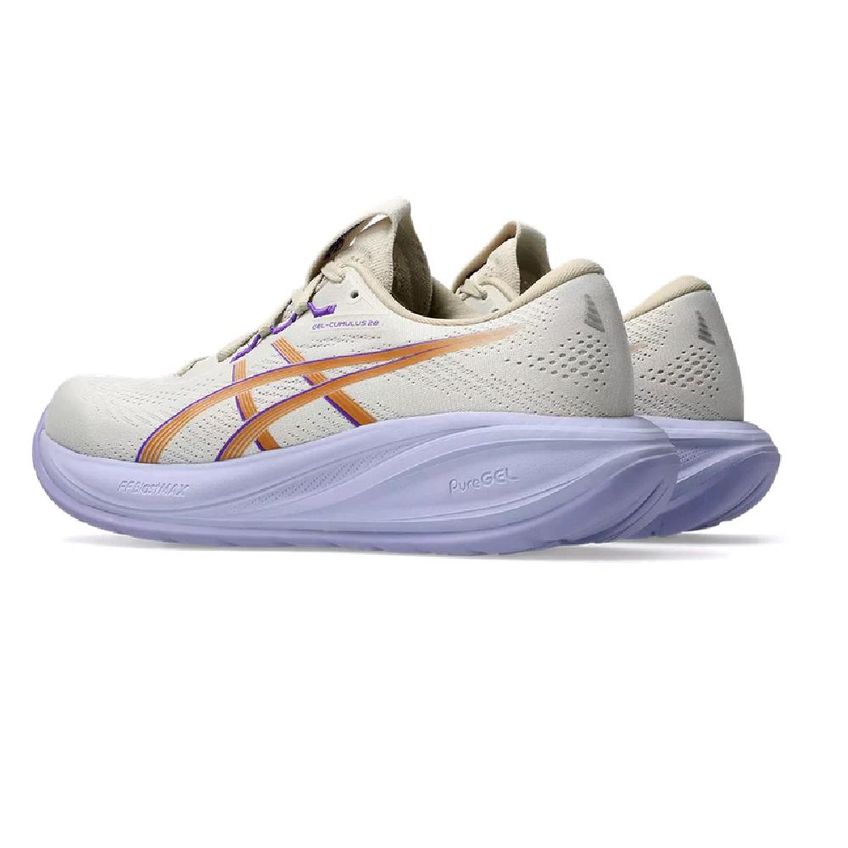 Tênis Asics Gel-Cumulus 28 Esportivo Conforto Bege 034 - imagem 5
