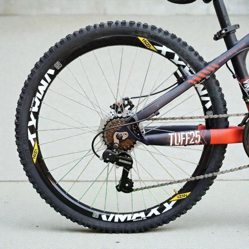 Bicicleta Mountain Bike Tuff25 Aro 26 Alumínio Shimano 21v Viking-x - imagem 3
