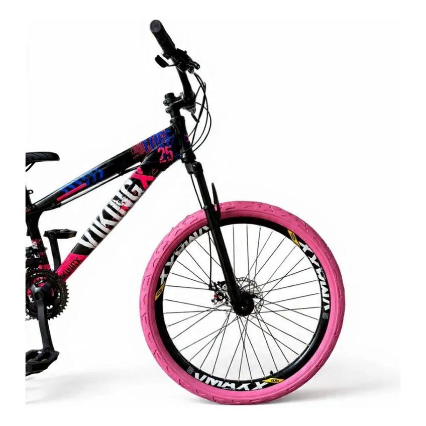 Bicicleta Viking-x Tuff25 Mtb Aro 26 Alumínio 21 Marchas Freio A Disco - imagem 3
