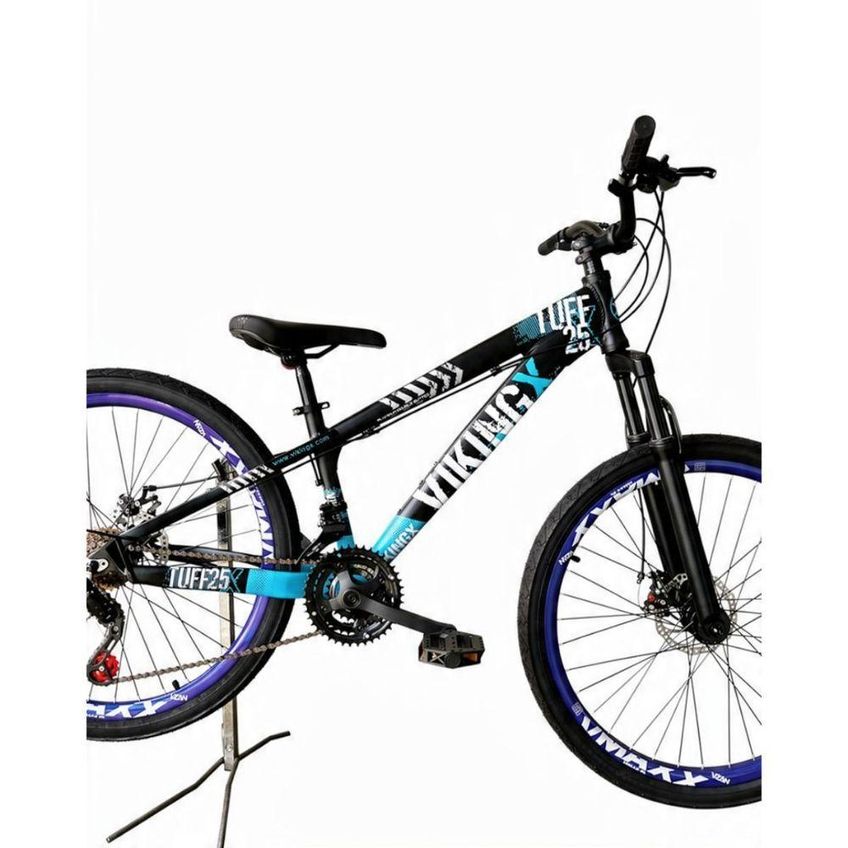 Bicicleta Mountain Bike Tuff25 Alumínio 21 Marchas Freio A Disco Viking-x - imagem 3