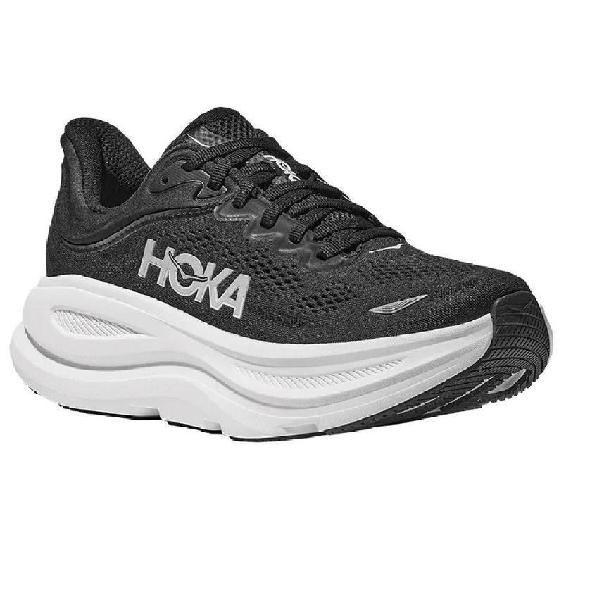 Tênis Hoka Bondi 9 Esportivo Conforto Preto/Branco 43 - imagem 3