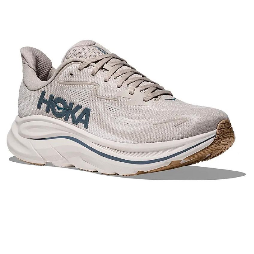 Tênis Hoka Clifton 10 Esportivo Conforto Bege/Azul 041 - imagem 3