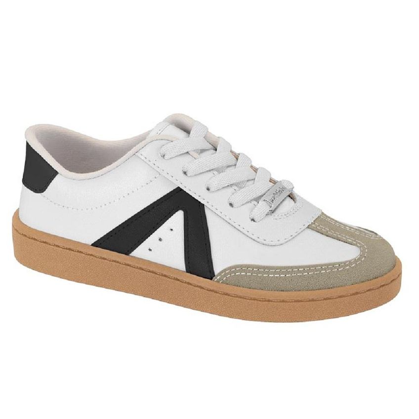 Tênis Molekinha Ref 2574.106.19630 Branco/branco Off/preto 026 - imagem 3