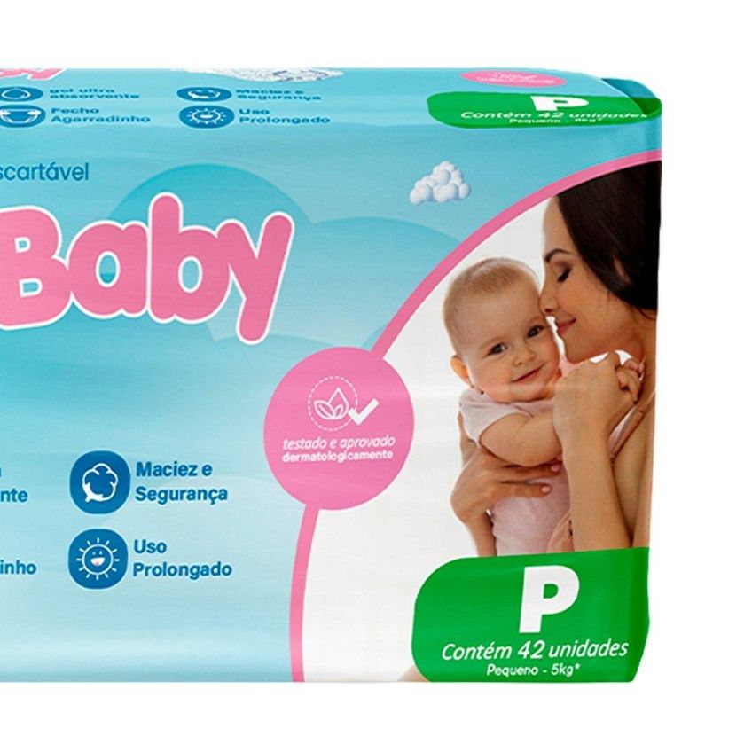 Fralda Descartável Supra Care Baby P/M/G/XG/XXG - imagem 3