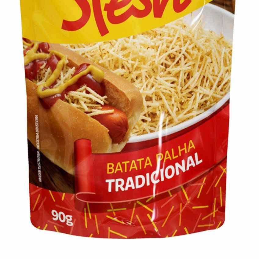 Batata Palha Apti Tradicional 90g Embalagem Com 20 Unidades - imagem 3
