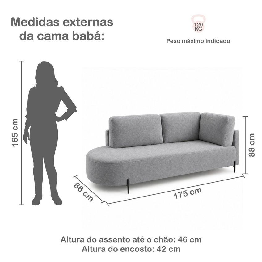 Cama Babá Infantil Orgânica Lado Esquerdo Para Quarto De Bebê Afeto Gelo - imagem 3