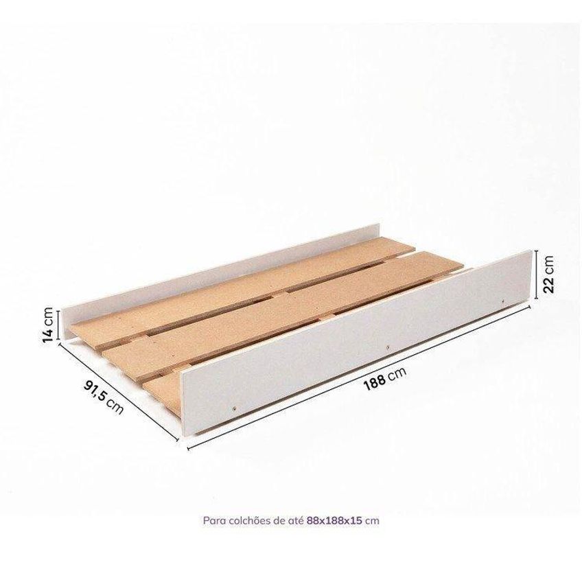 Treliche Infantil Climb Casatema Branco/Madeira Natural Branco/Madeira Natural - imagem 4
