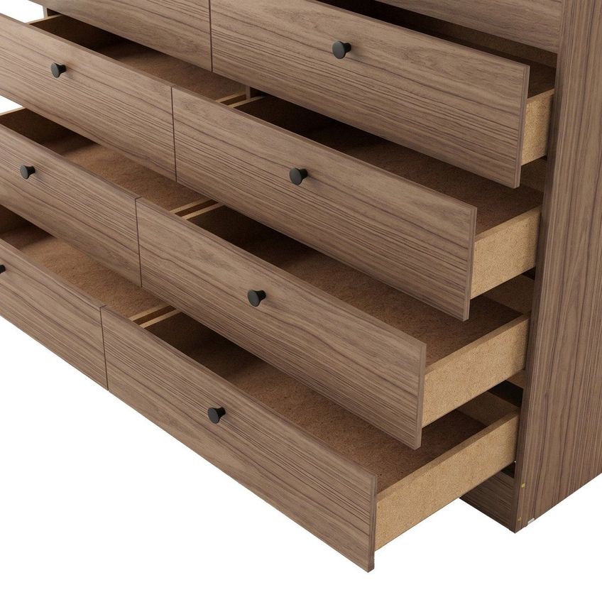 Cômoda Para Quarto 10 Gavetas Linea Champagne - imagem 5