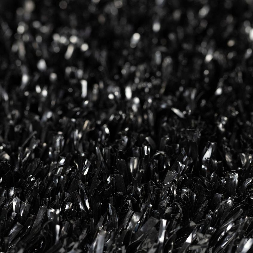 Grama Sintética Fitcolor Preta 5 Unidades Preto - imagem 3