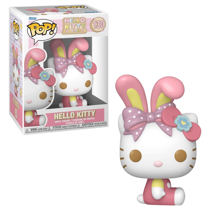 Boneco Funko Pop! Sanrio Pascoa - Hello Kitty Com Orelhas De Coelho 130 - imagem 3