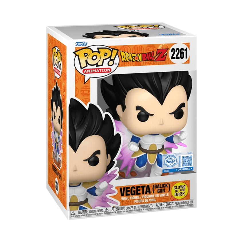 Boneco Funko Pop! Exclusivo Dragon Ball Z - Vegeta Galick Gun 2261 - imagem 3