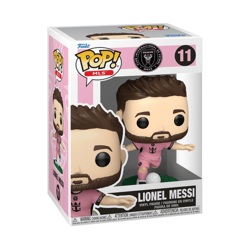 Boneco Funko Pop! Inter Miami - Lionel Messi (uniforme Rosa) 11 - imagem 3