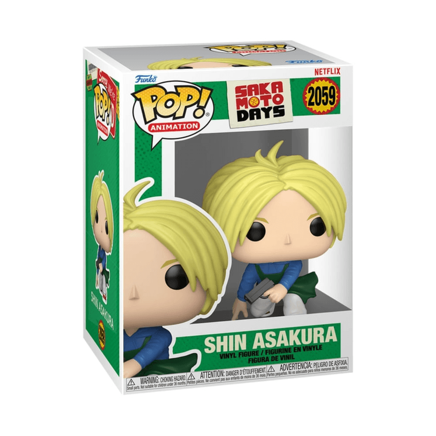 Boneco Funko Pop! Sakamoto Days - Shin Asakura 2059 - imagem 3