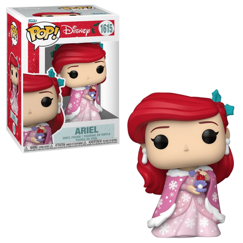 Boneco Funko Pop! Disney Princesas De Natal - Ariel 1615 - imagem 3