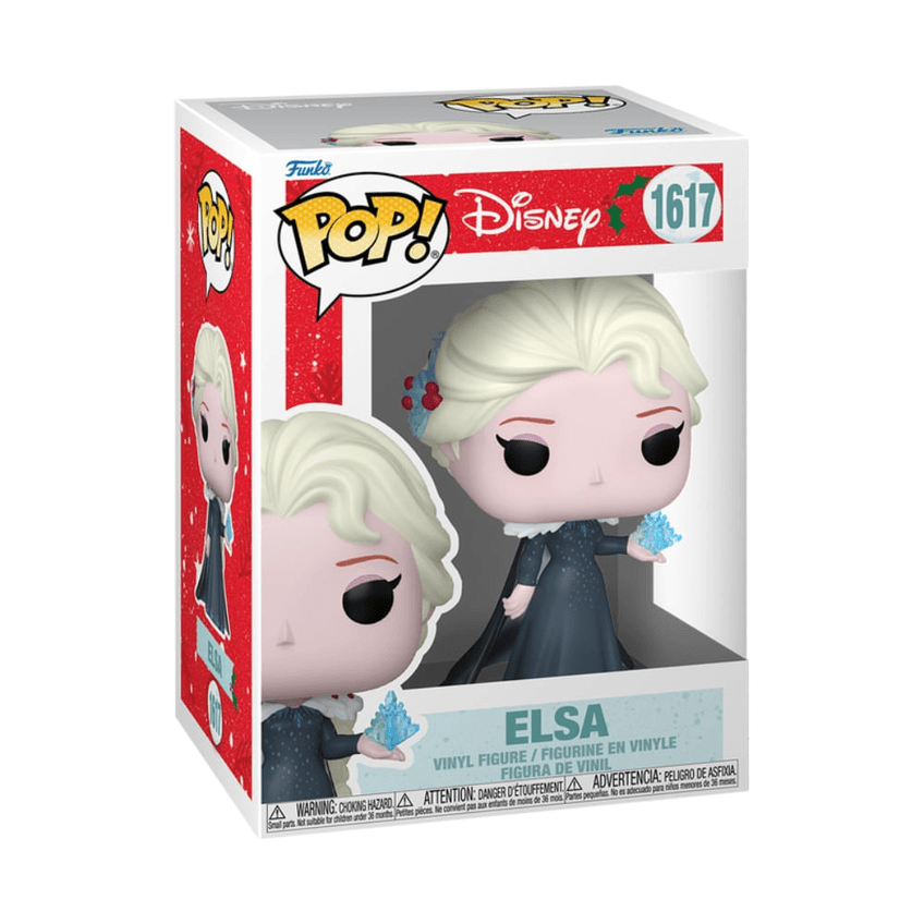 Boneco Funko Pop! Disney Princesas De Natal - Elsa 1617 - imagem 3