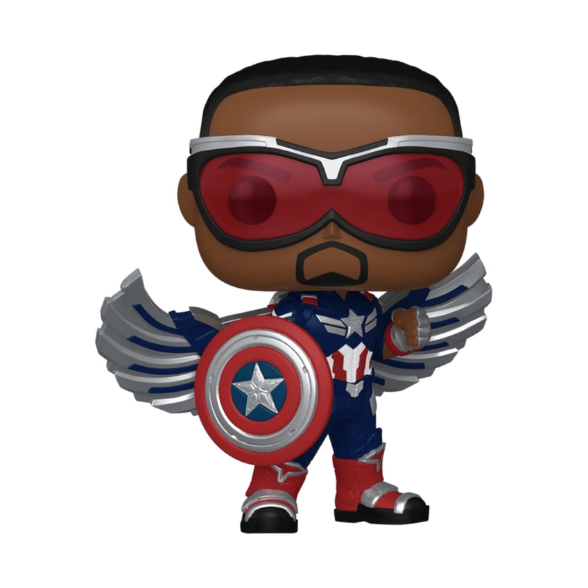 Boneco Funko Pop! Marvel Capitão América Admirável Mundo Novo - Capitão América (Sam Wilson) 1364 - imagem 3