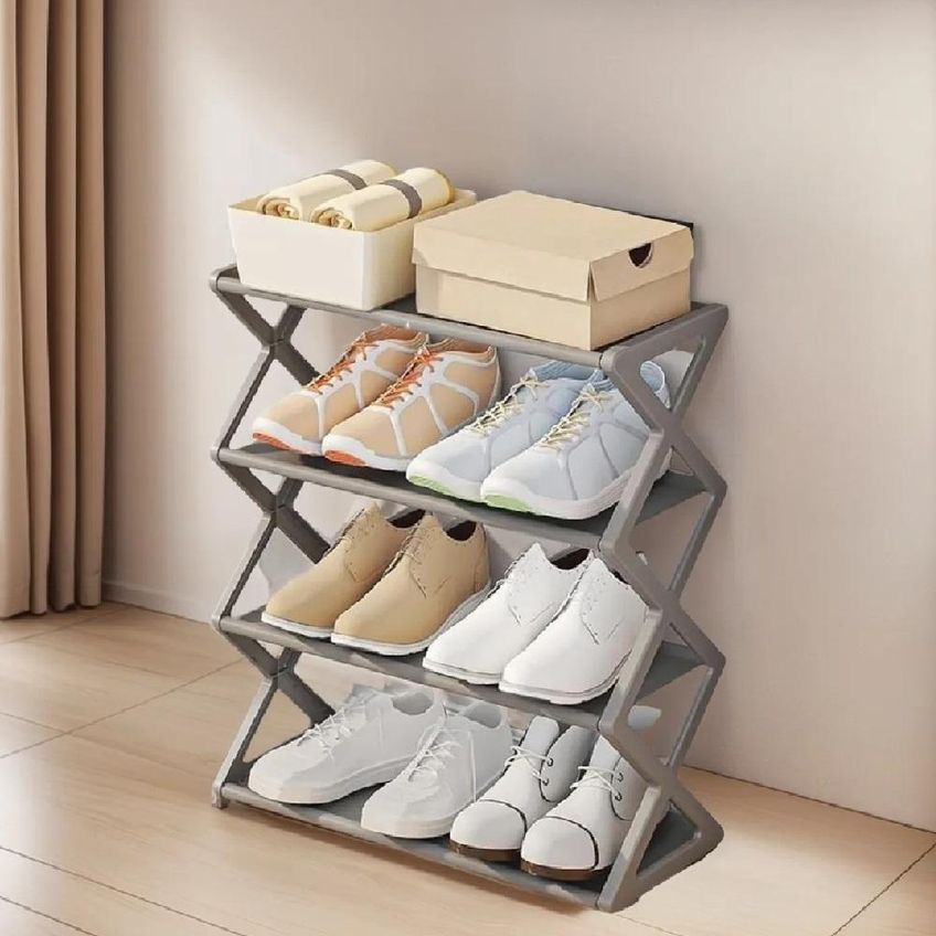 Sapateira Modular 4 Prateleiras Ajustável Casa Closet - imagem 3
