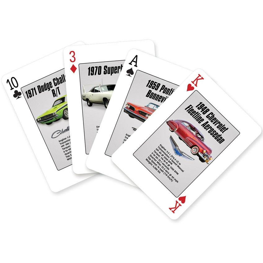 Baralho Eurographics – Tema Carros Muscle - imagem 3