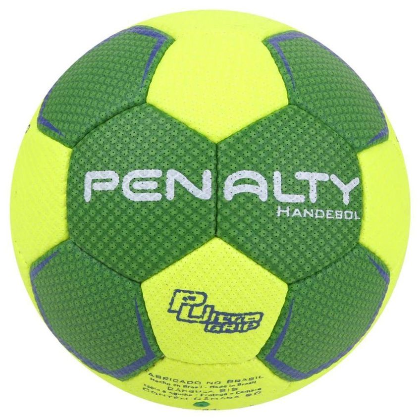 Kit Bola De Handebol H3l Ultra Grip X + Bomba Dupla Ação Verde E Branco Penalty - imagem 3