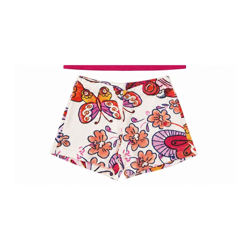 Conjunto Camiseta E Shorts Infantil Menina Básico Em Algodão Macio Estampa Unicórnio Verão Dia A Dia - imagem 4
