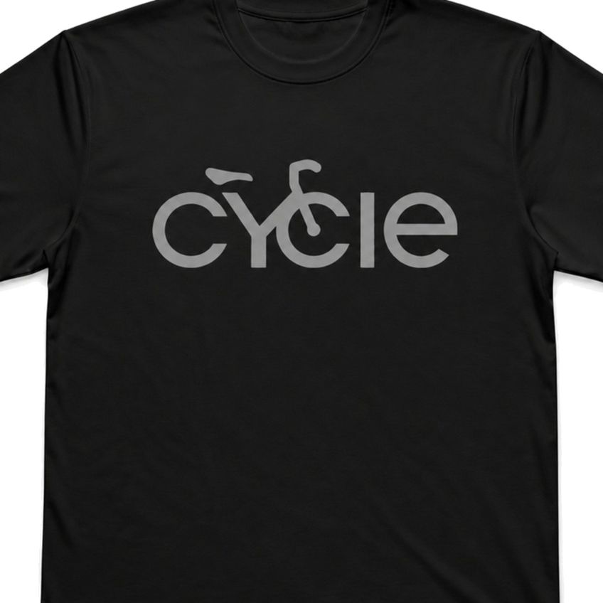 Camiseta Em Algodão Manga Curta Estampa Cycle Leve Macia Verão Dia A Dia Respirável - imagem 3