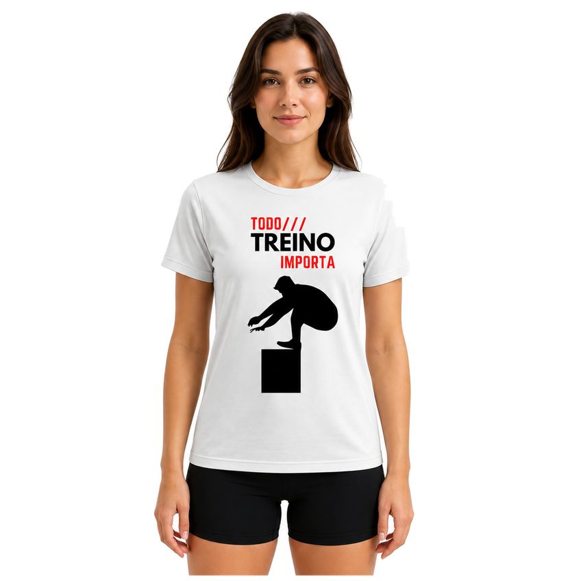 Camiseta Manga Curta Algodão Macio Estampa Todo Treino Importa Confortável Verão Respirável - imagem 2