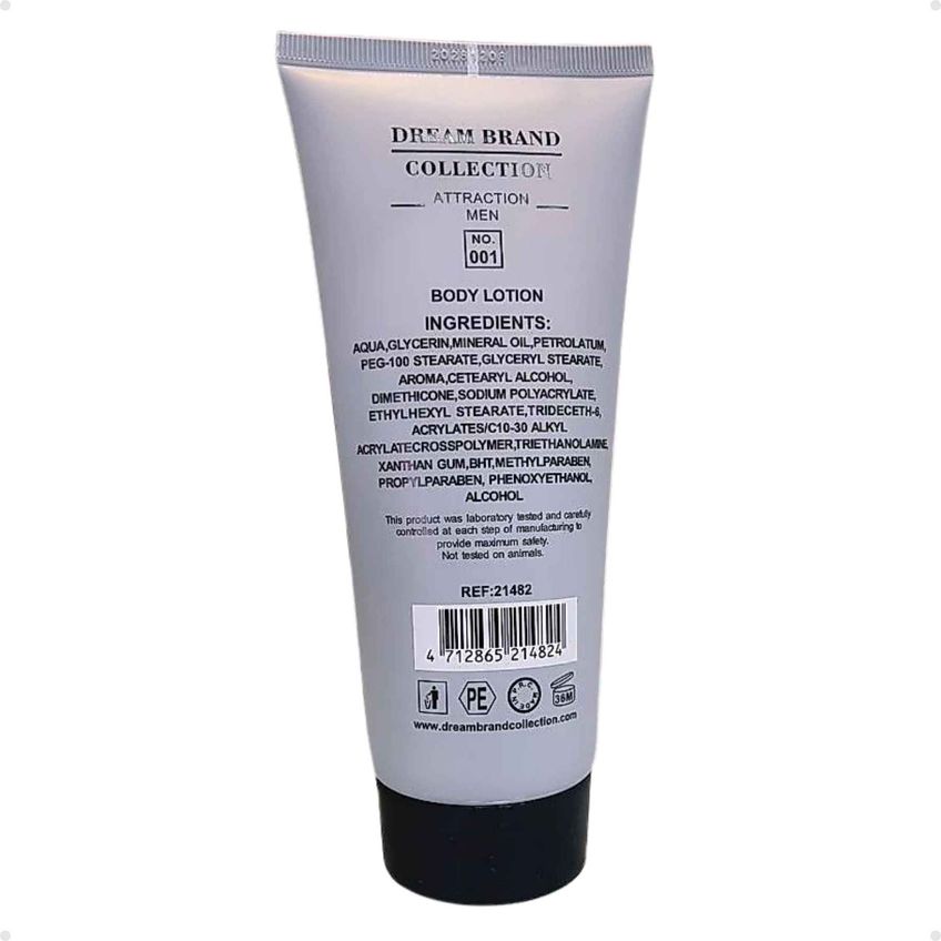 Brand Collection 001 Creme Hidratante Atraction Men 200ml - imagem 4