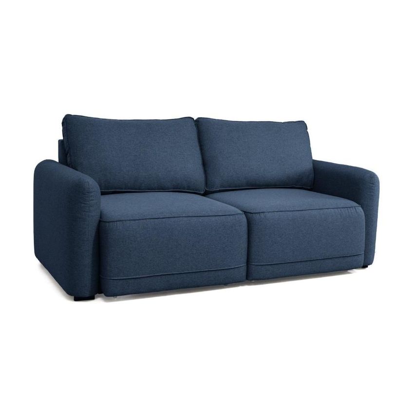 Sofá Retrátil 170cm Mellow Cabecasa Madeiraoriginals Linho Azul - imagem 3