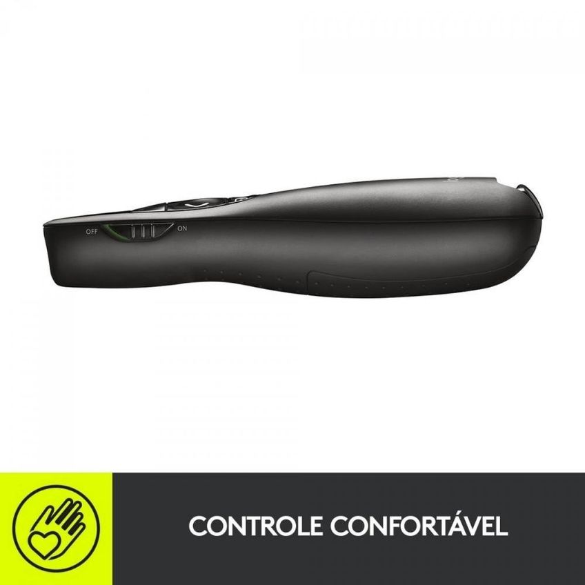 Apresentador De Slides Laser Pointer Sem Fio R400 Logitech - imagem 3