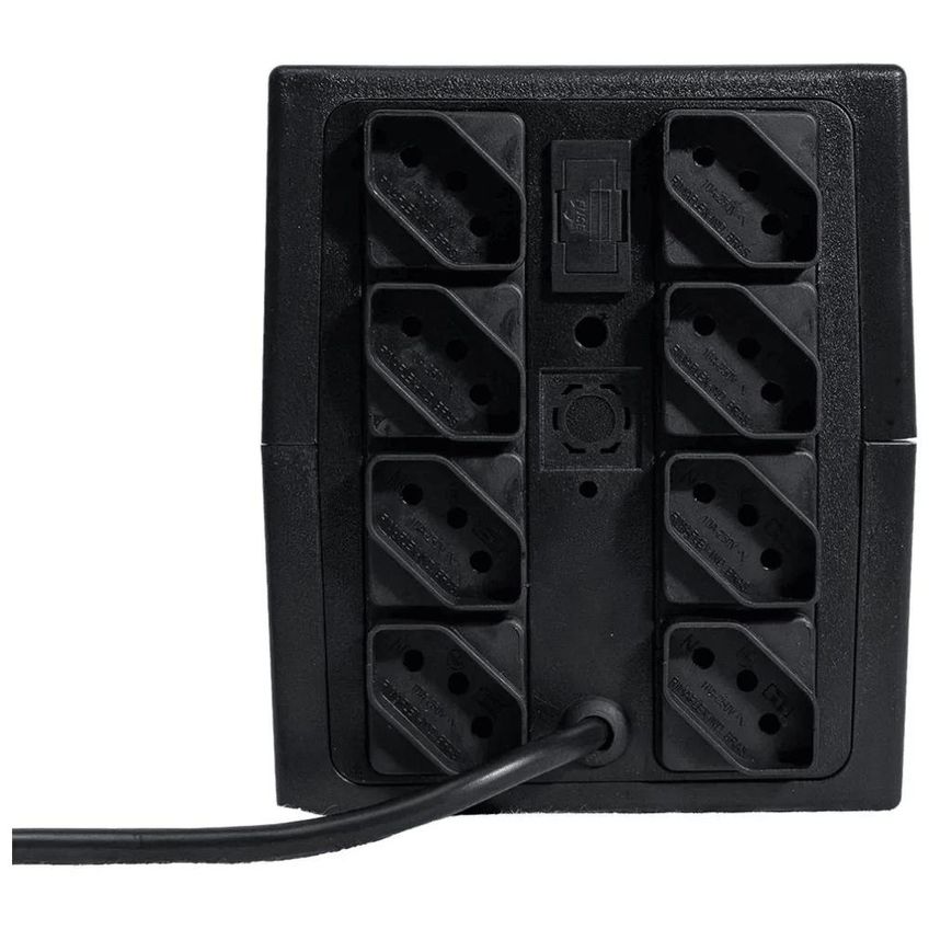 Nobreak Ups Safe 1200va Bivolt 8 Tomadas 1 Bateria Coletek Energia - imagem 3