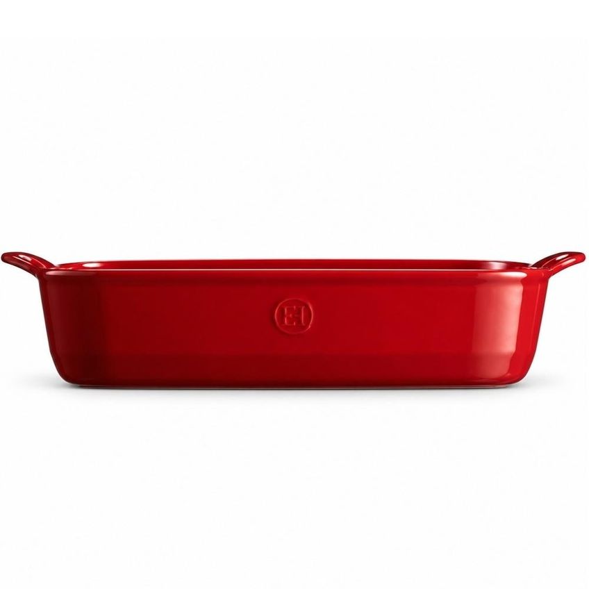 Travessa Retangular Emile Henry 42cm Em Cerâmica Vermelho 33010334 - imagem 3