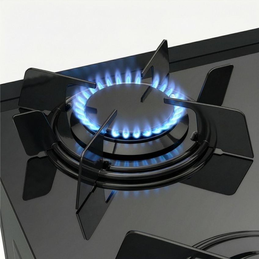 Fogão 5 Bocas Preto Com Mesa De Vidro Atlas Mônaco Top Glass Bivolt - imagem 4