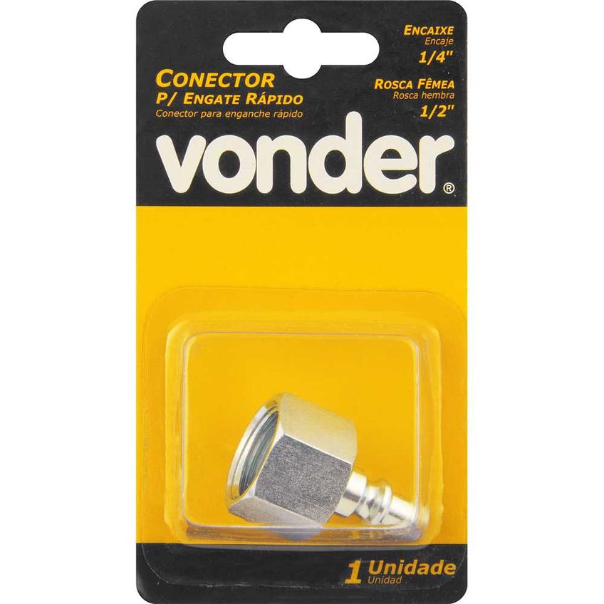 Conector 1/4 Com Rosca Femea 1/2 NPT - 5114412001 - Vonder - imagem 3