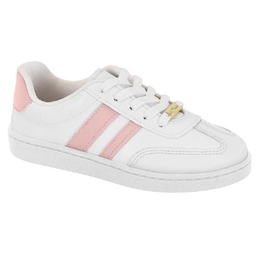 Tenis Molekinha Ref 2574.108.9569 Branco/rosa 030 - imagem 3