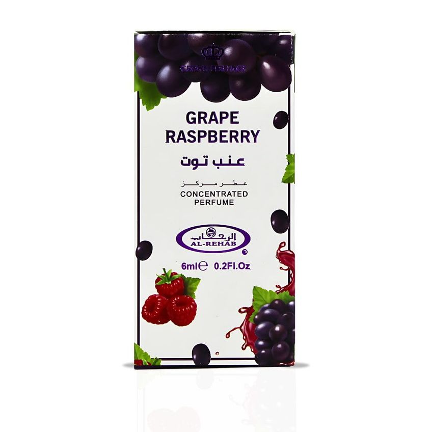Óleo Perfumado Al-rehab Uva Framboesa 6 ml Frutado Floral - imagem 3