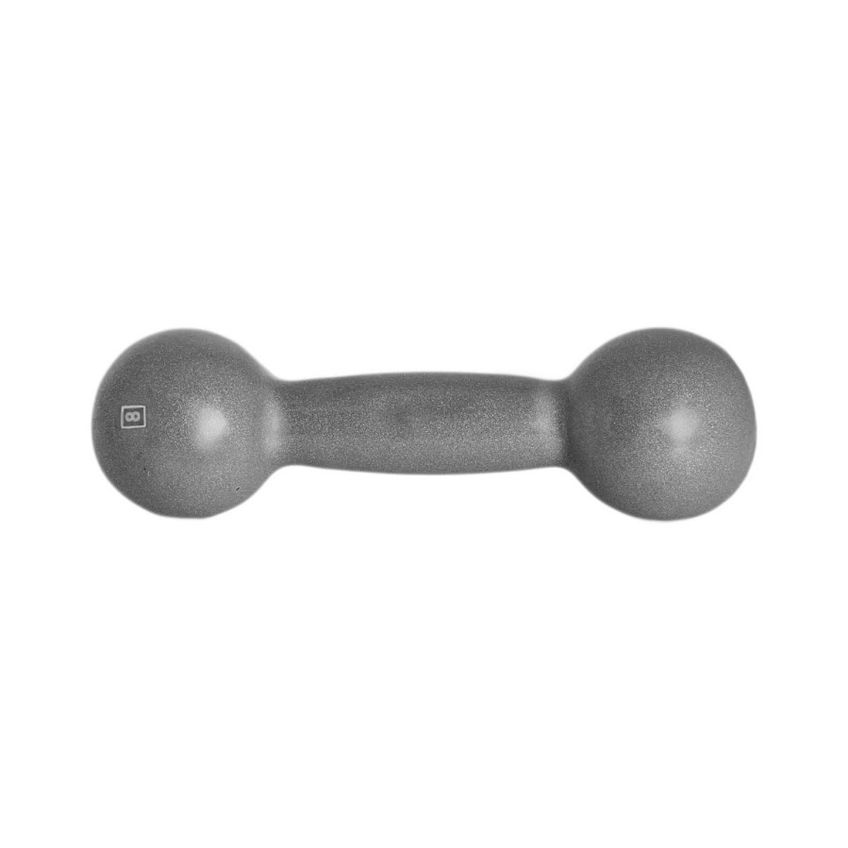 Kit Treino Força Par De Halteres Emborrachado Academia 8kg - imagem 2