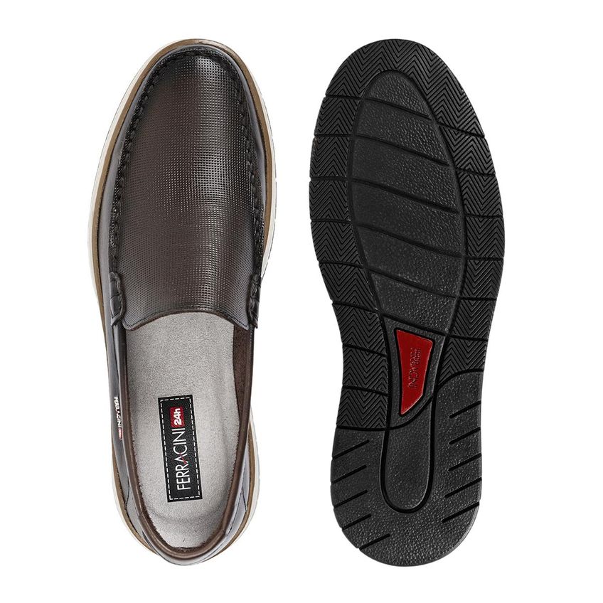 Sapato Ferracini Firenze Cincy Ref 6989-657b Tabaco 039 - imagem 3