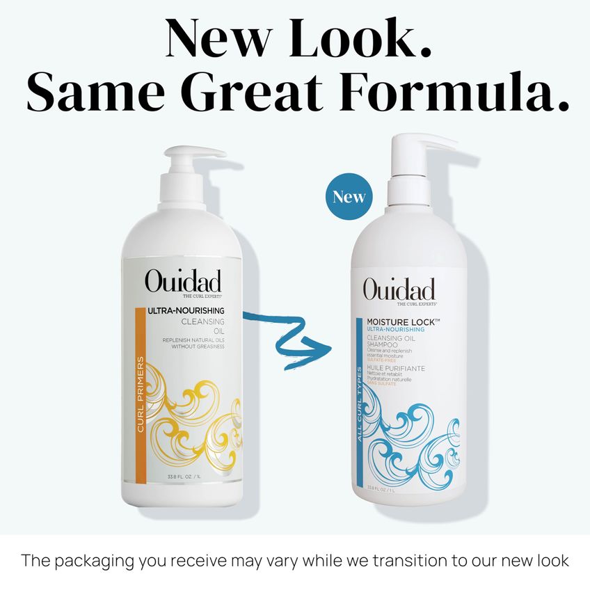 Shampoo Ouidad Moisture Lock Ultra Nutritivo Para Cabelos Encaracolados De 1L - imagem 2