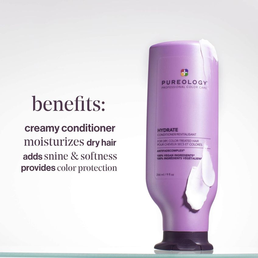 Shampoo Pureology Hydrate Hidratante Para Cabelos Médios A Grossos - imagem 3