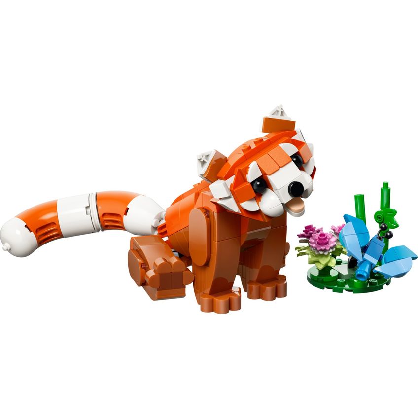 Lego Lego Creator 3 Em 1 Animais Fofos Panda Vermelho - imagem 3