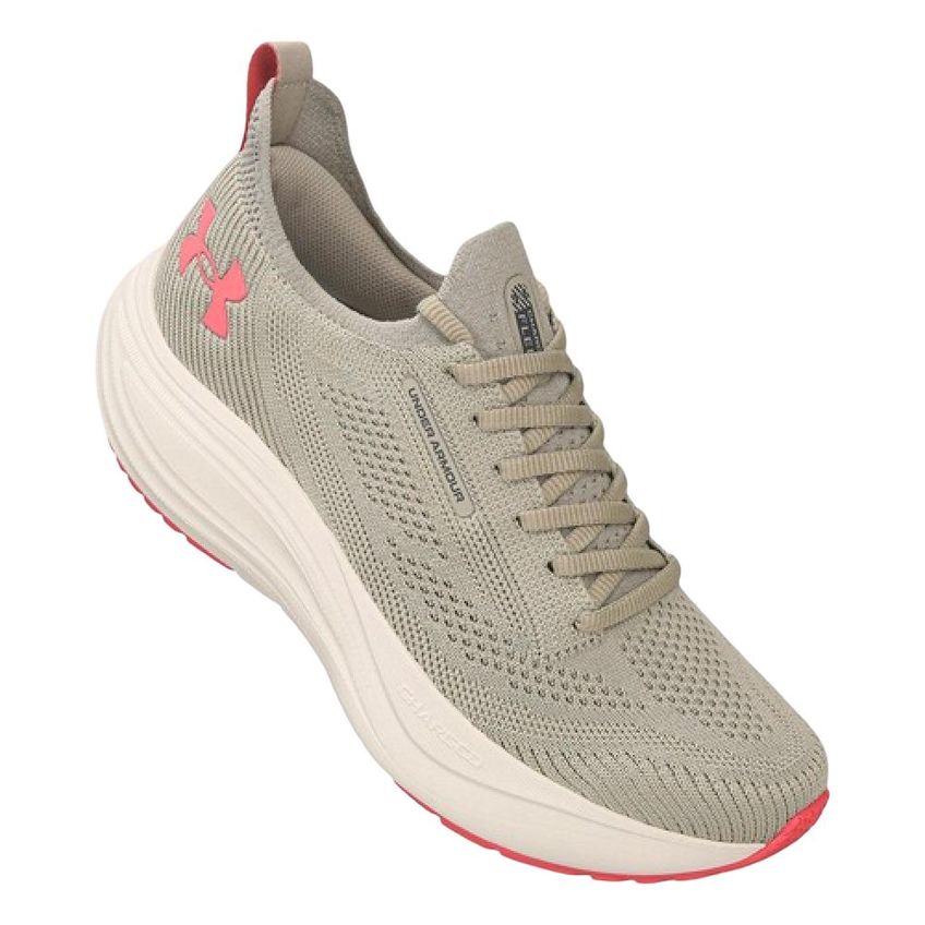 Tênis Under Armour Charged Fleek Bege/Rosa 39 - imagem 3