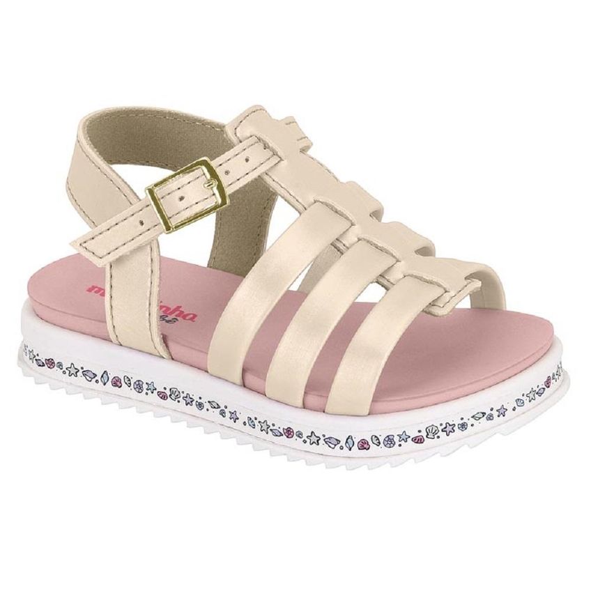 Sandalia Molekinha Ref 2724.404.28335 Creme 017 - imagem 3