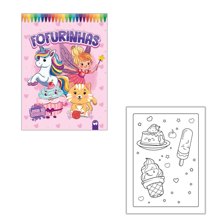 Livro Infantil Gigante De Colorir - Fofurinhas - imagem 3