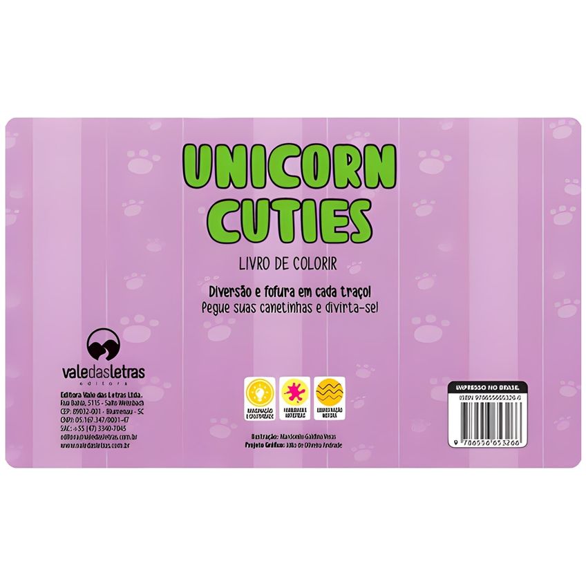Livro Ilustrado Relaxante Para Colorir - Unicorn Cuties - imagem 3