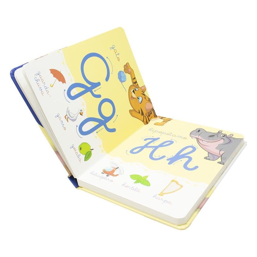 Livro Infantil Escolinha Alfabeto Montessori - Com Letras Táteis - imagem 4