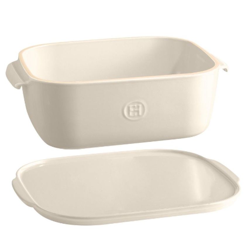 Porta Queijo Emile Henry 30cm Com Tampa Em Cerâmica Areia 33750102 - imagem 3